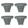 Set Of 4 Silicone Cushion Pads Silicone Shock Absorbers Set for Wall & Furniture Protections Against Impacts & Scratches
