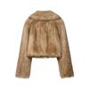 European & American Women's Faux Fur Short Jacket - Fashionable & Casual