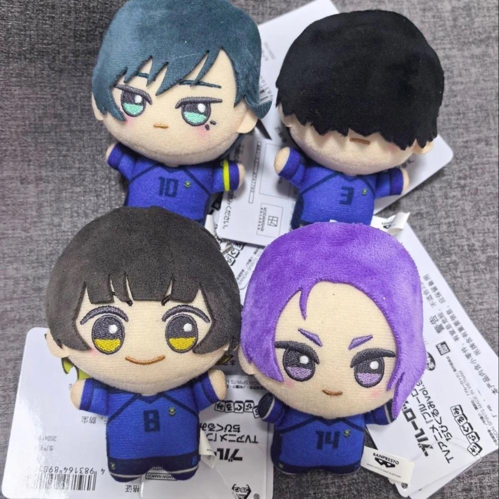 Original Anime Blue Lock Vol.9 Vol.10 Rin Itou Bachira Meguru Cosplay Plüschtier Flauschiger Maumet Anhänger Geschenke Spielzeug