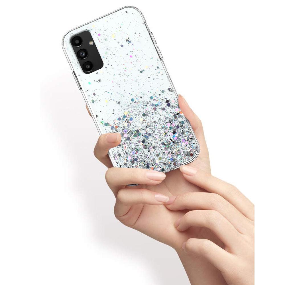 Case for Samsung Galaxy A04S / A13 5G, Glittery, transparent