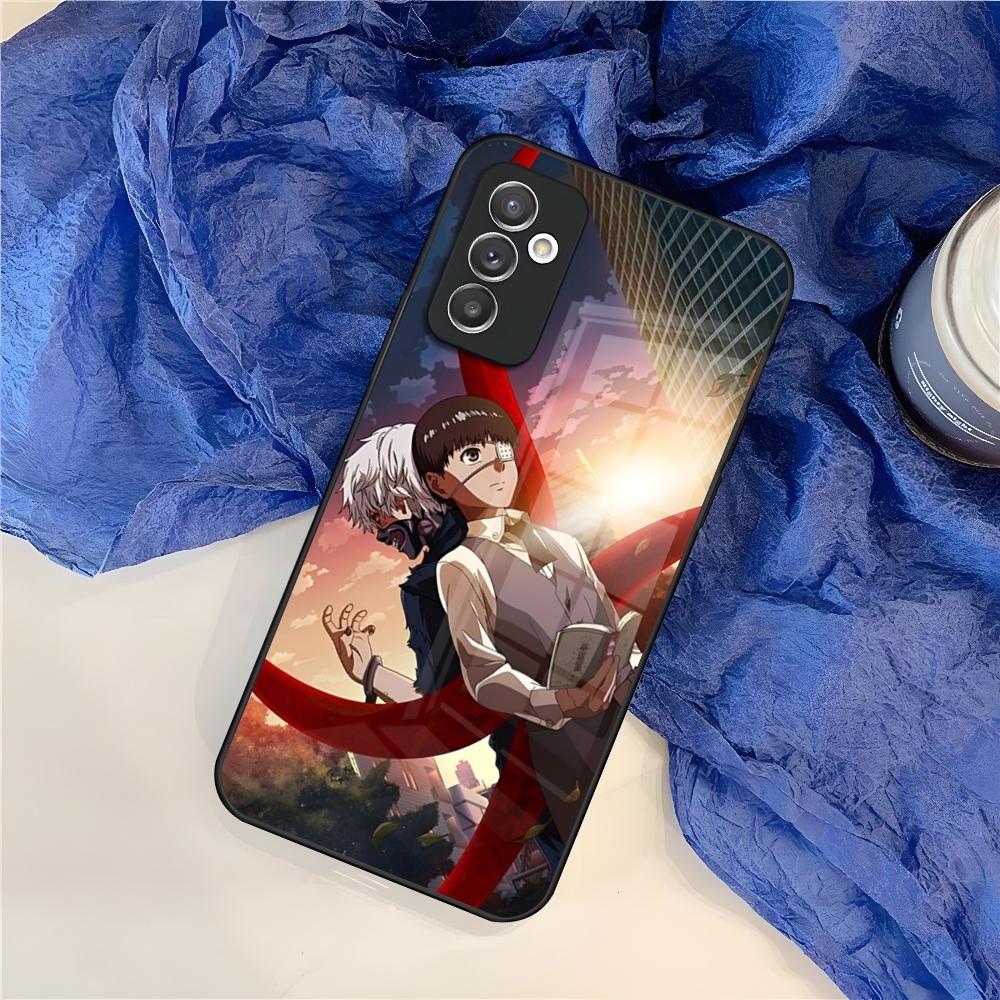 Tokyo Anime Ghoul Phone Case for Samsung S25 S24 S30 S21 S23 S20 S22 Fe S10 E S9 Note 20 Pro Ultra Plus glass Cover