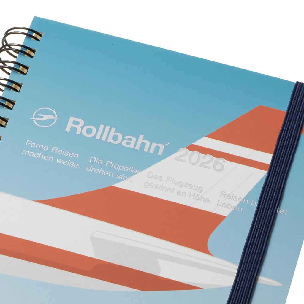 Planner 2026 Edition Starts October Rollbahn Diary L Monthly Schedule Book [Delfonics / 2025] (A (Narita Airport/Airplane))