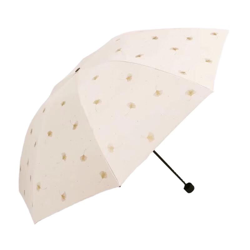 Heaven Pink Ginkgo Sun & Rain Umbrella