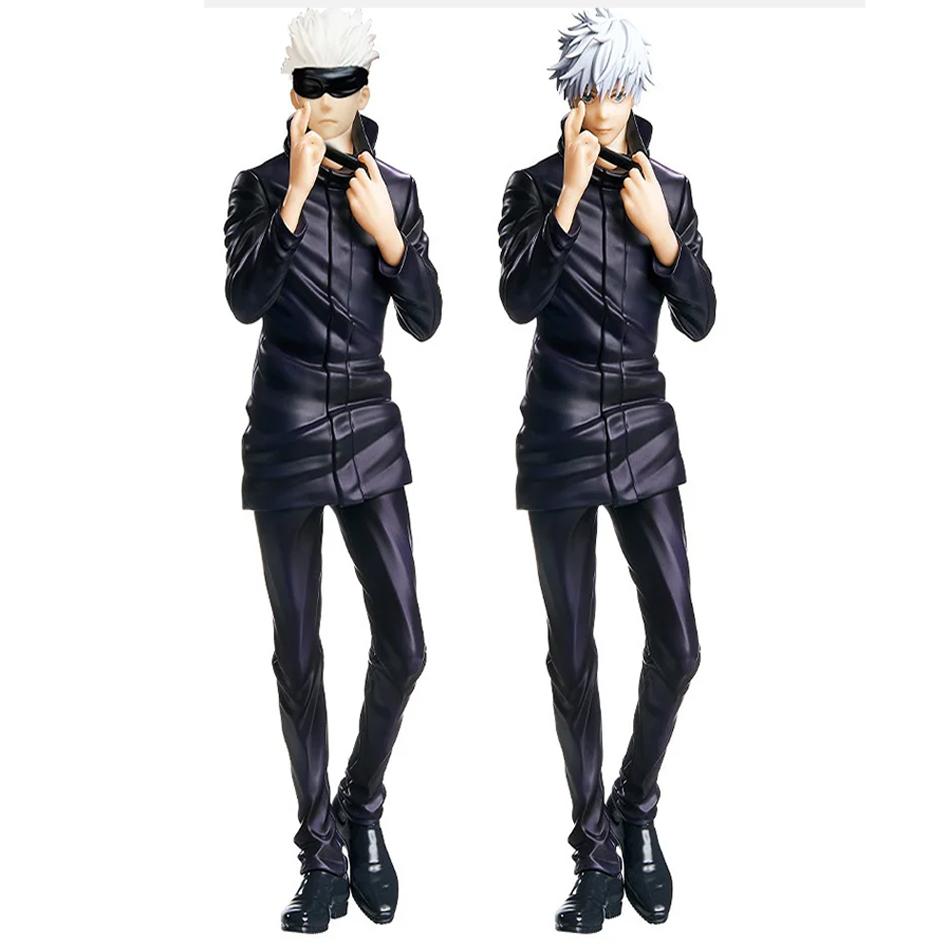 La Figura di Satoru Gojo di Jujutsu Kaisen Modello con Testa Intercambiabile Giocattolo Regalo Collezione Action Figure di Itadori Yuji PVC
