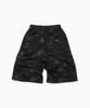 FREEMARIO Travel Camo Bermuda Sweatpants [Black]