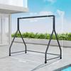 Steel Swing Stand, for 2 and 3-Seat Swings, 360 Kg Load, 210 X 117 X 175 Cm, Black