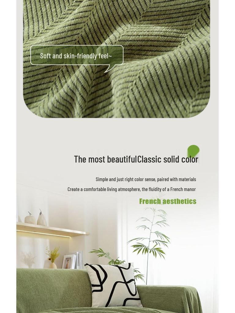 Chenille Sofa Cover: Thick, Washable, Anti-Scratch, Stain & Wear Resistant - Universal Fit for All Seasons