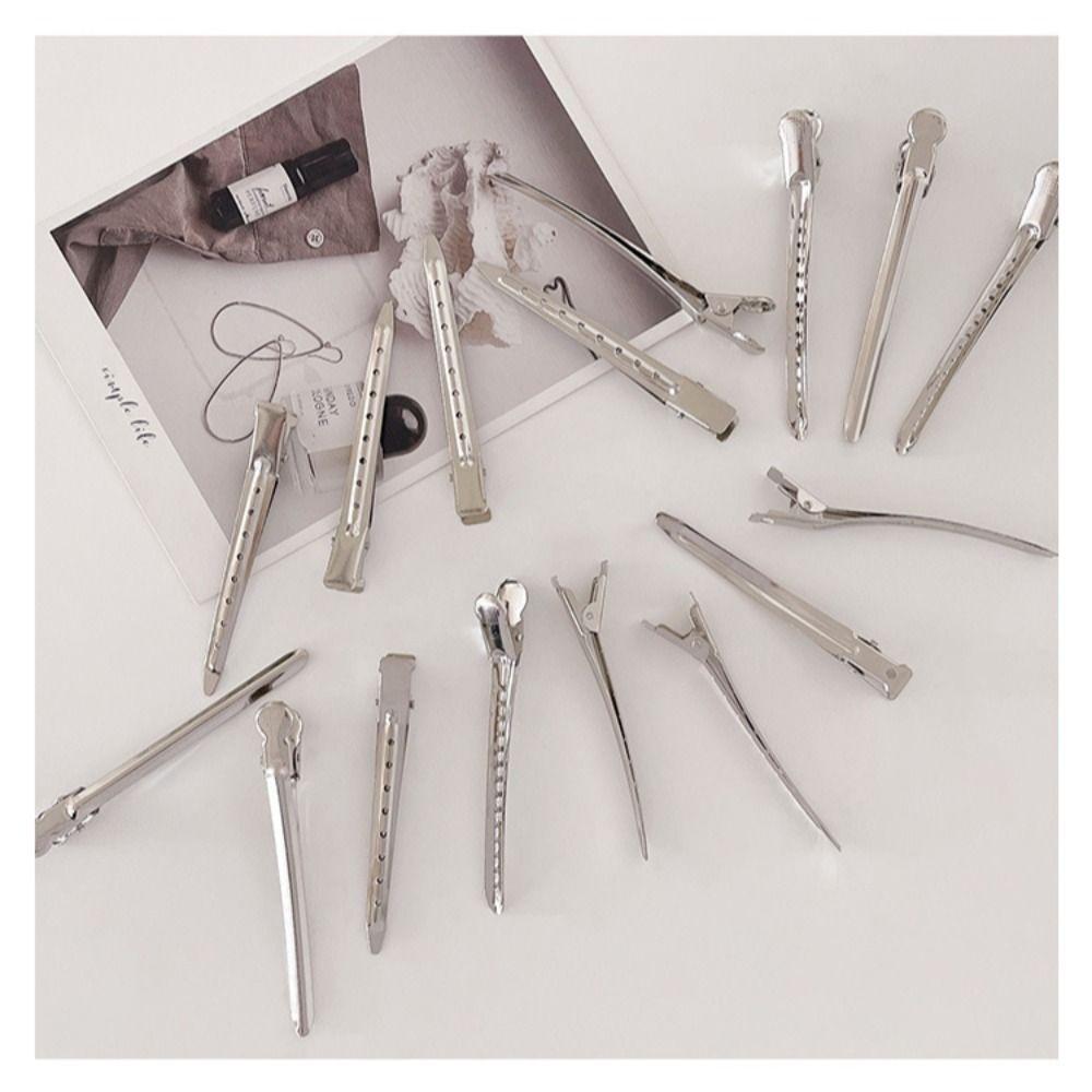 10pcs Hair Styling Tools Hairdressing Hairpins Hair Locating Clip Curl Hair Clip Bangs Clip Women