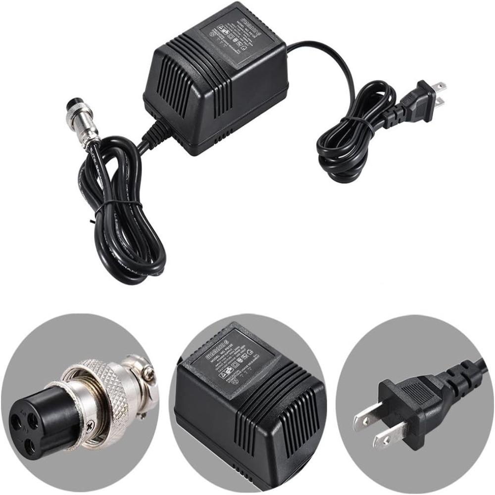 3-Pin Connector AC Power Adapter 3-Pin Power Cord Portable Power Supply Adapter Sound System