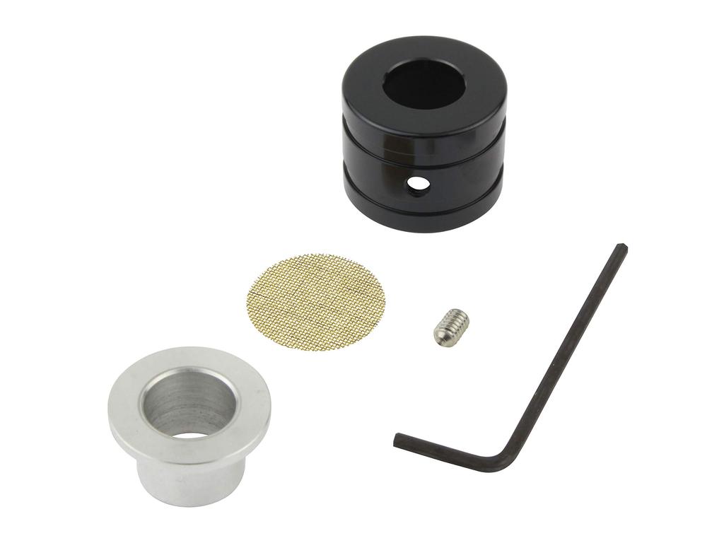 POSH FAITH Motorcycle Supplies Crank Breather Hose End Inner Diameter 15mm Outer Diameter 22mm Black 900122-06