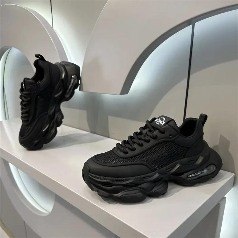 Luxury Men's Sneakers Exquisite Fashion Casual Shoes Thick soled Breathable Shock Absorbed Running Shoes Zapatos Para Hombres