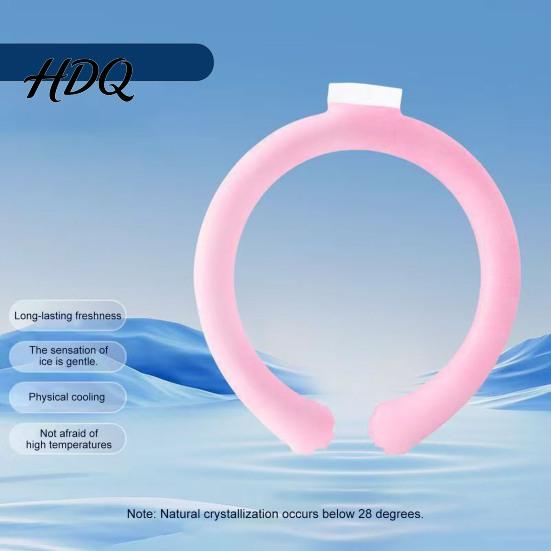 Leak-proof Cooling Tube Portable Neck Tub for Summer Lightweight Wearable Cooler Cooler Reusable Ice Cold Ring Heatstroke Prevention Wrap