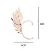 1PCS Gothic Punk Men Women Wing Shape Ear Cuff Clip Stud Earring Vintage Jewelry
