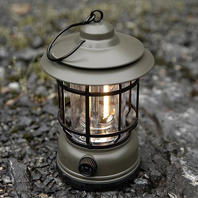 Zewnętrzna przenośna lampa kempingowa Kompaktowa lampa ręczna z akumulatorem USB Bezprzewodowa lampa do namiotu Bezstopniowa