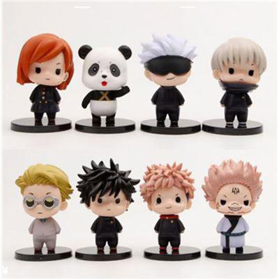 Sada 8 kusů figurky Jujutsu Kaisen 10cm