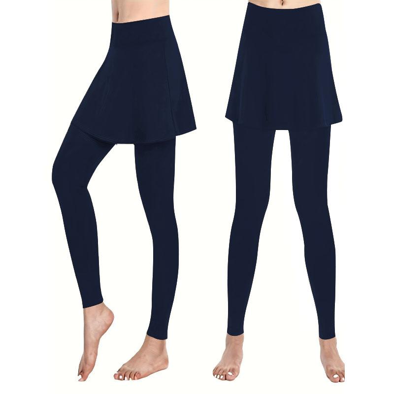 Large Size Cross-border Foreign Trade Spring and Summer Fitness Training Yoga Primer Skirt High Waist Abdomen Cover Hips Thin Sweatpants