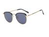 Korean Retro Half-Frame Round Sunglasses for Men & Women