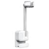 Hair Dryer Organizer Adjustable Wall Storage Rack Hands-Free Holder Stand Drill-Free Organizer For Home Bathroom Apartment