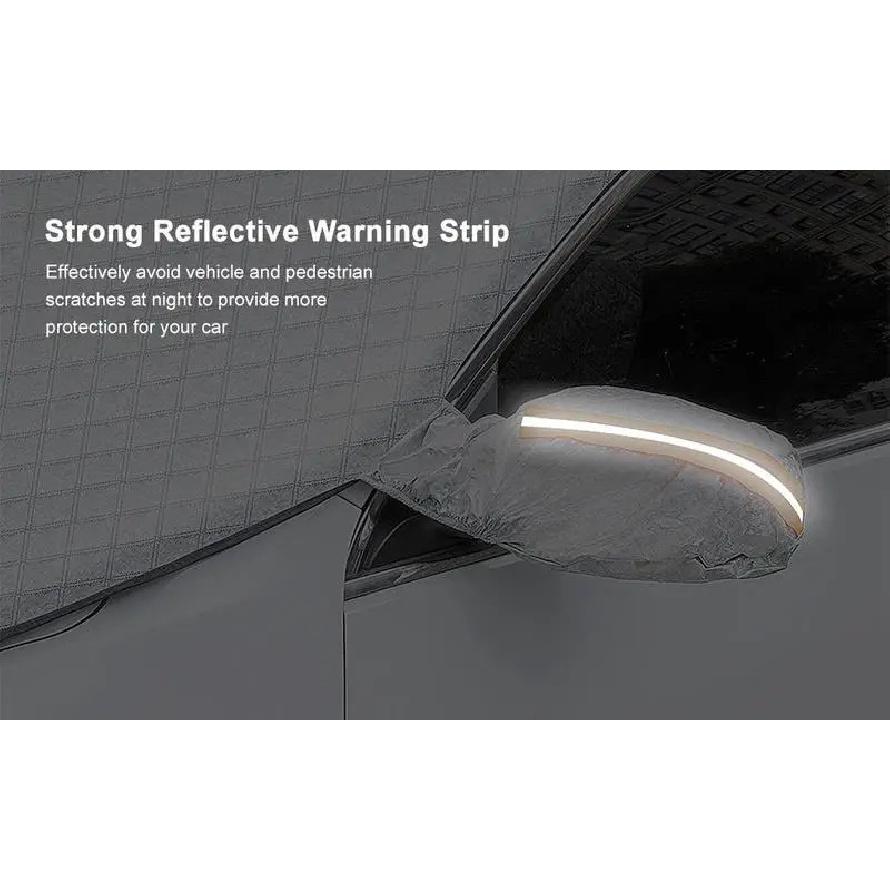 Winter Car Windshield Snow Cover Sun Shade Durable Ice Frost Rain Dust Guard Protector for All Season Weather Protection