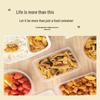 Disposable 1500ml Transparent Plastic Food Containers with Lids, 200 Sets