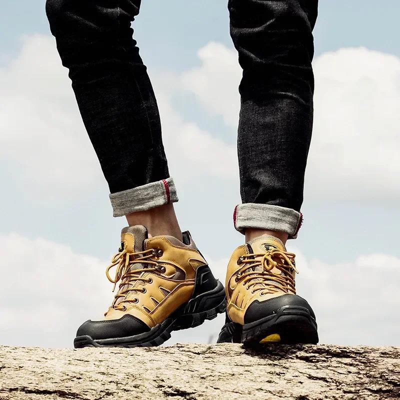 Sport Climbing Shoes Breathable Outdoor Desert Training Sneakers Plus Size 36-47 Hiking Trekking Footwear Men Non-Slip