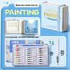 Moyu Watercolor & Acrylic Travel Sketching Set: Portable Palette, Drawing Board, and Book for Painting and Sketching.