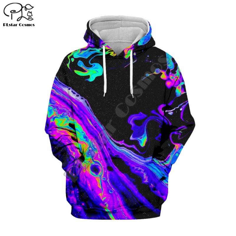 PLstar Cosmos Psychedel Colorful Art 3D Print 2021 New Fashion Hoodies Sweatshirts Zip Hooded For Men/Women Casual Streetwear 16