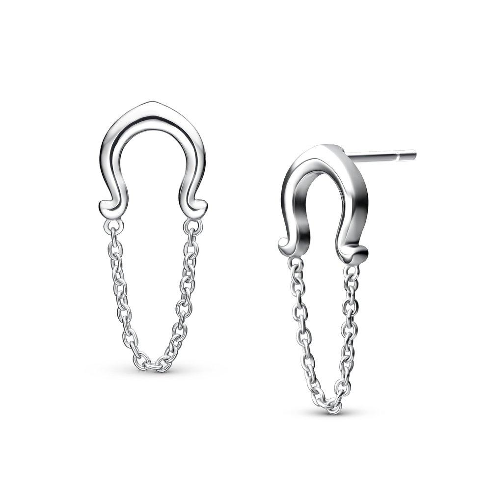 Art Nouveau Earrings 925 Silver Hebe Ane18