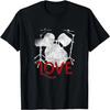 Drummer Drum Sticks T Shirt Love Percussion Rock Gifts Te