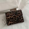 Elegant Leopard Short Wallet Korean Style Coin Purse Mini Envelope Clutch Bag  Gift