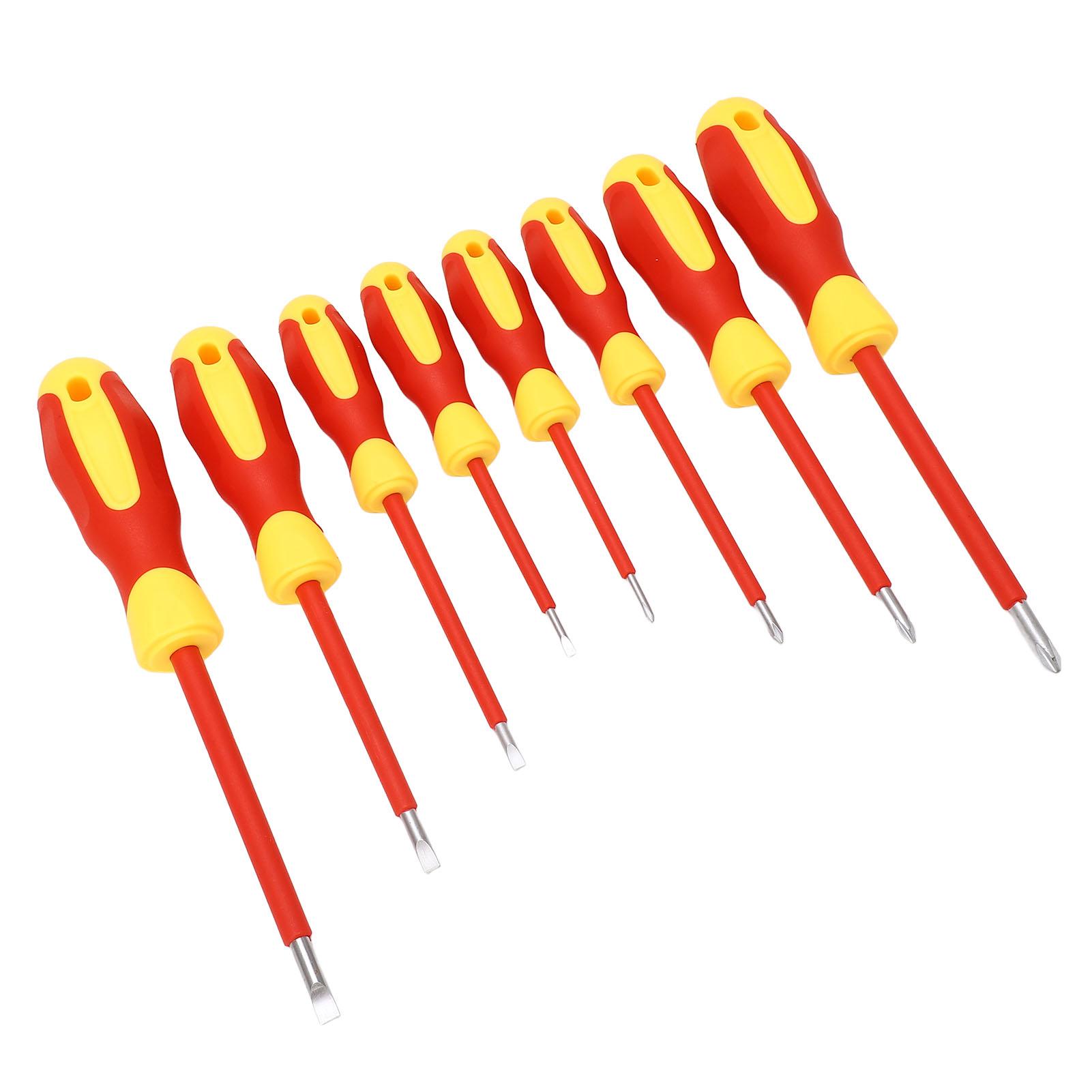 

Набор из 8 диэлектрических отверток 500 В с магнитным наконечником, набор крестовых отверток для