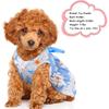 Pet Floral Princess Dress Big Bow Design Lightweight Soft Adjustable Dogs Cats Clothes For Walking