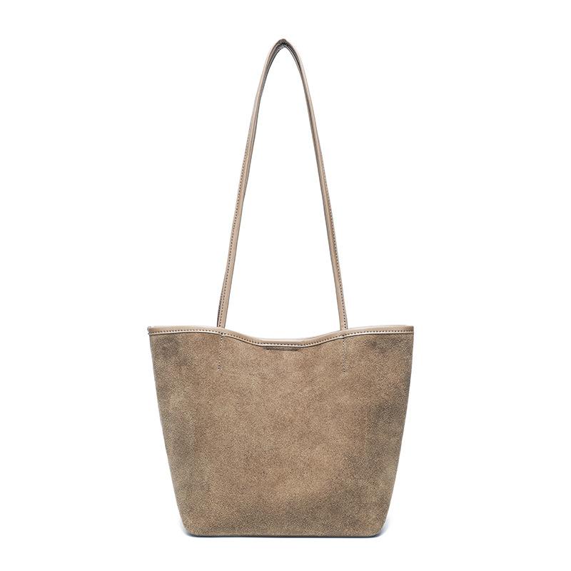 

Tote Bag, A Large-capacity Genuine Leather Women s Bag for Autumn, Is A Versatile Underarm Single-shoulder Bag for Commuting хаки