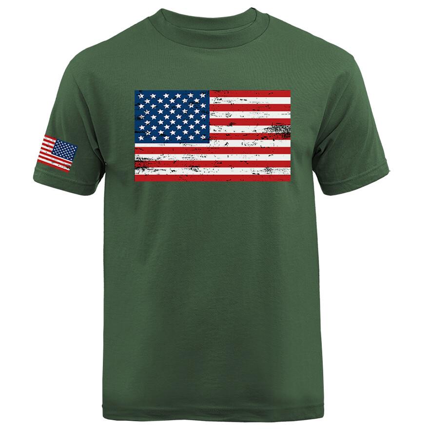 Соединенные Штаты Америки Флаг США Американская Гордость 4 июля Патриотическая Футболка Унисекс Футболка S