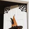 Wooden Spiders Web Door Frame Decors Halloween Door Corner Sign Decorations,Spiders Web Wooden Door Frame Decorations