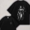 Blind Justice Front and Back Print T-Shirt, Dark Fantasy Lady Justice Tee