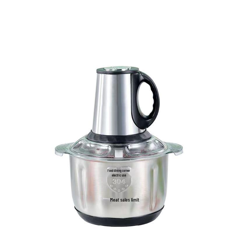 5L Large Capacity Stainless Steel Multi-Blade Electric Meat Grinder for Home or Commercial Use
