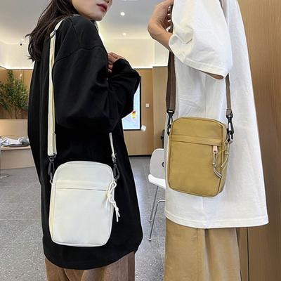 Unisex-Umhängetasche, Oxford-Stoff, Schultertasche, einfarbig, Handytasche, Umhängetasche für den täglichen Ausflug, Einkaufen auf der Straße