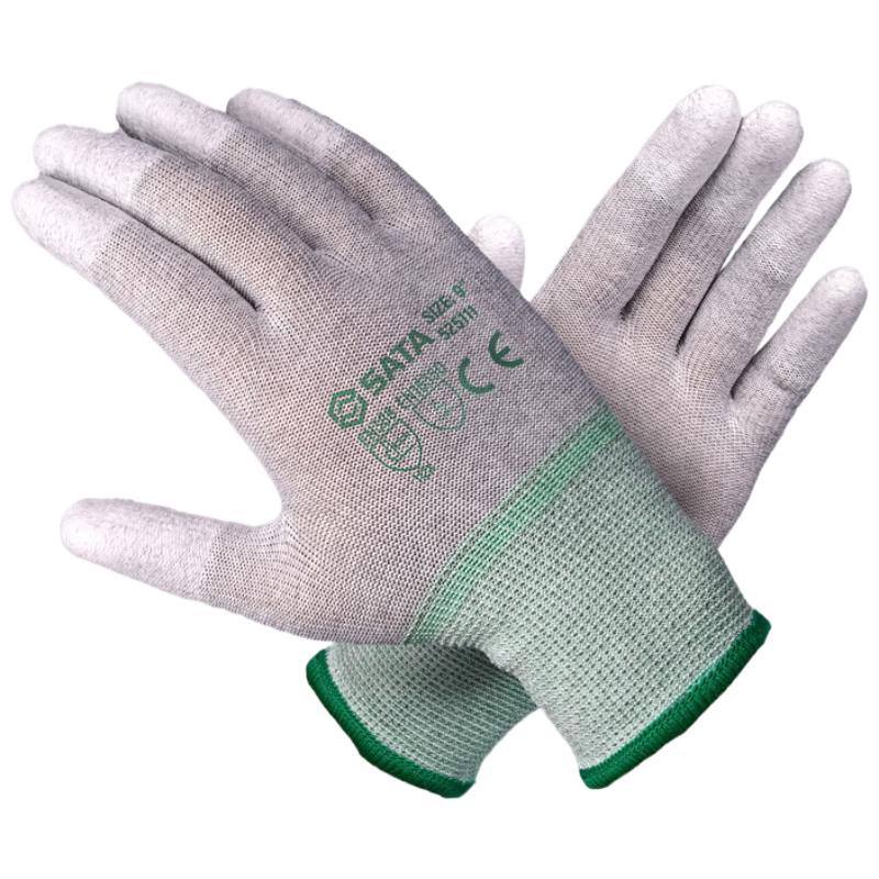 SATA 525111 PU Coated Anti-Static Work Gloves Size 8 (M)