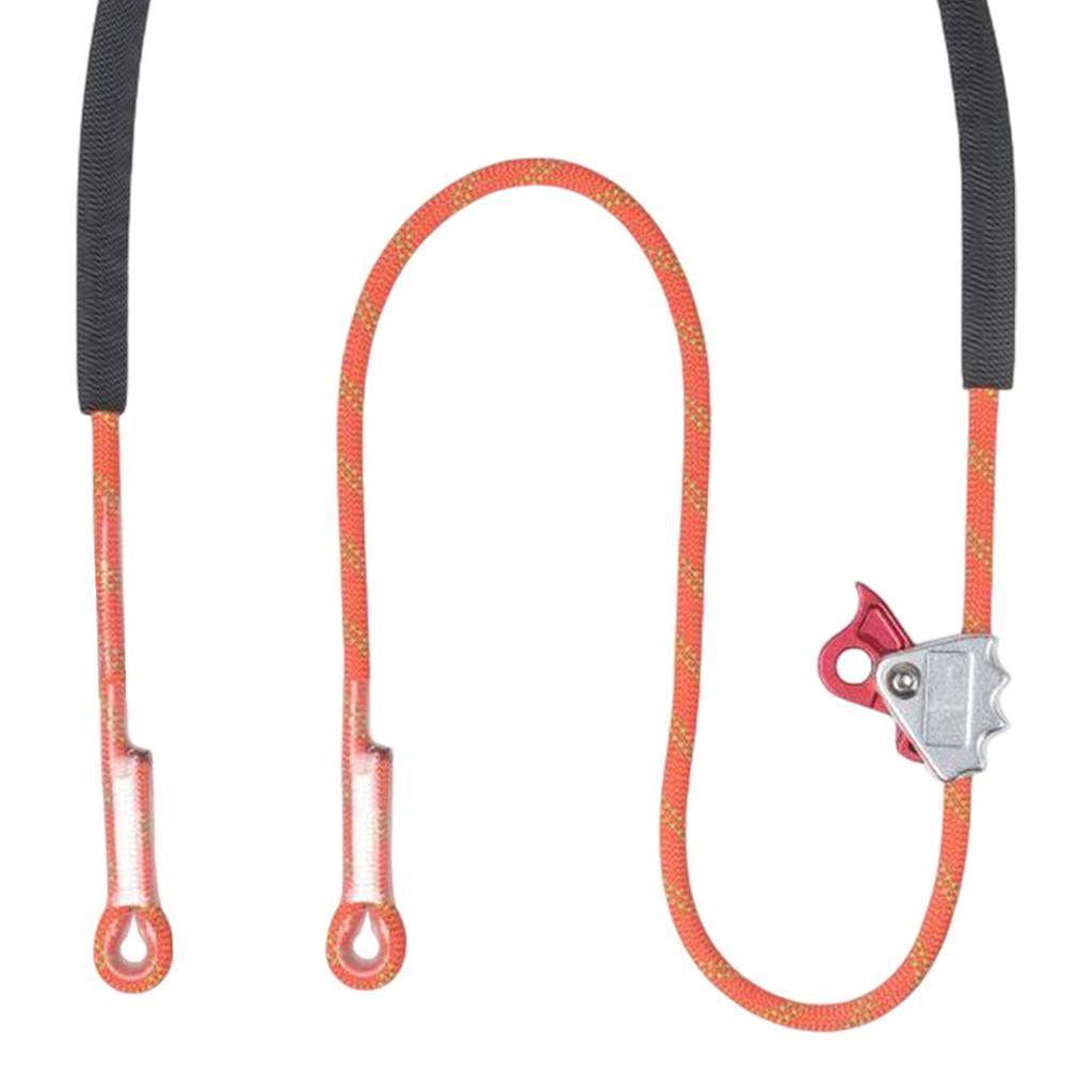 Positioning Lanyard Adjustable Restraint Harness Equipment Tree Climbing Lanyard for Roofing Fence Outdoor Construction Caving