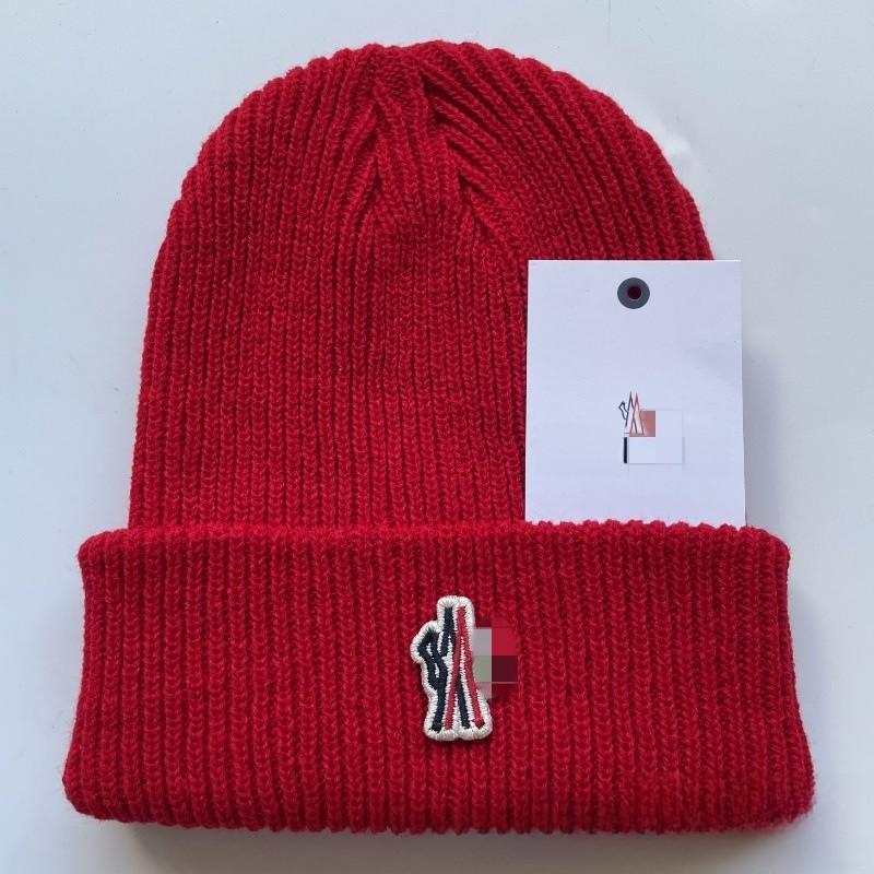 Casual Knitted Hat Fall Winter Unisex Acrylic Warm Windproof Outdoor Beanie