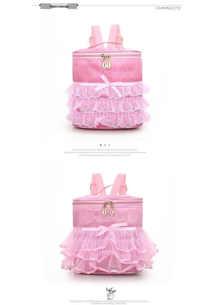 Children's Ballet Dance Bag - Customizable Logo School Backpack for Girls