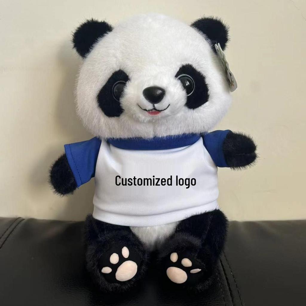Adorable Giant Panda Plush Toy - Realistic Stuffed Animal for Kids