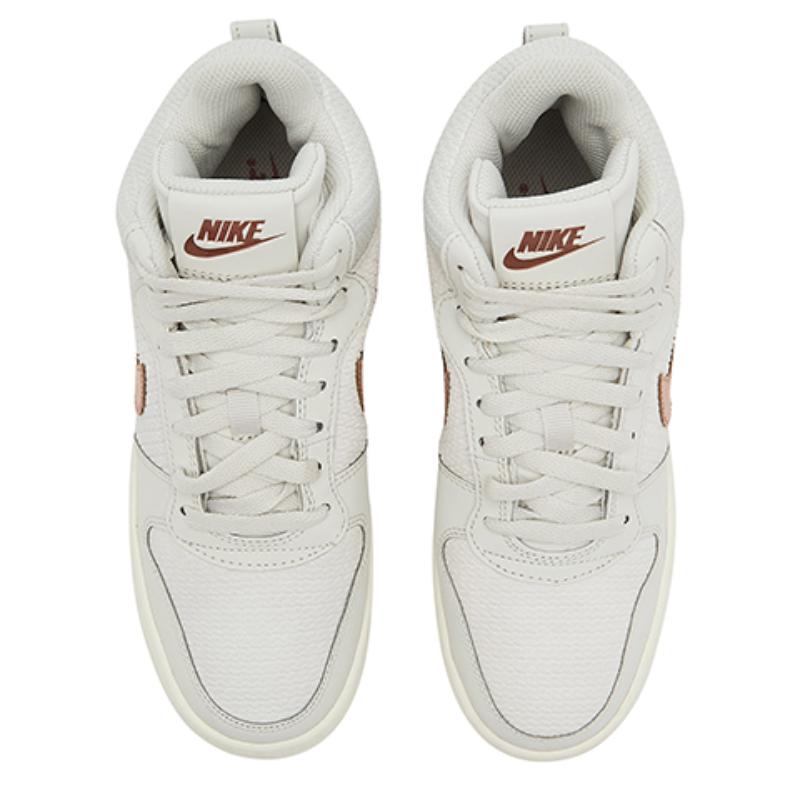 Nike Court Borough Mid Premium Light Bone Metallic Red Bronze Women's  Sneakers  844907-003