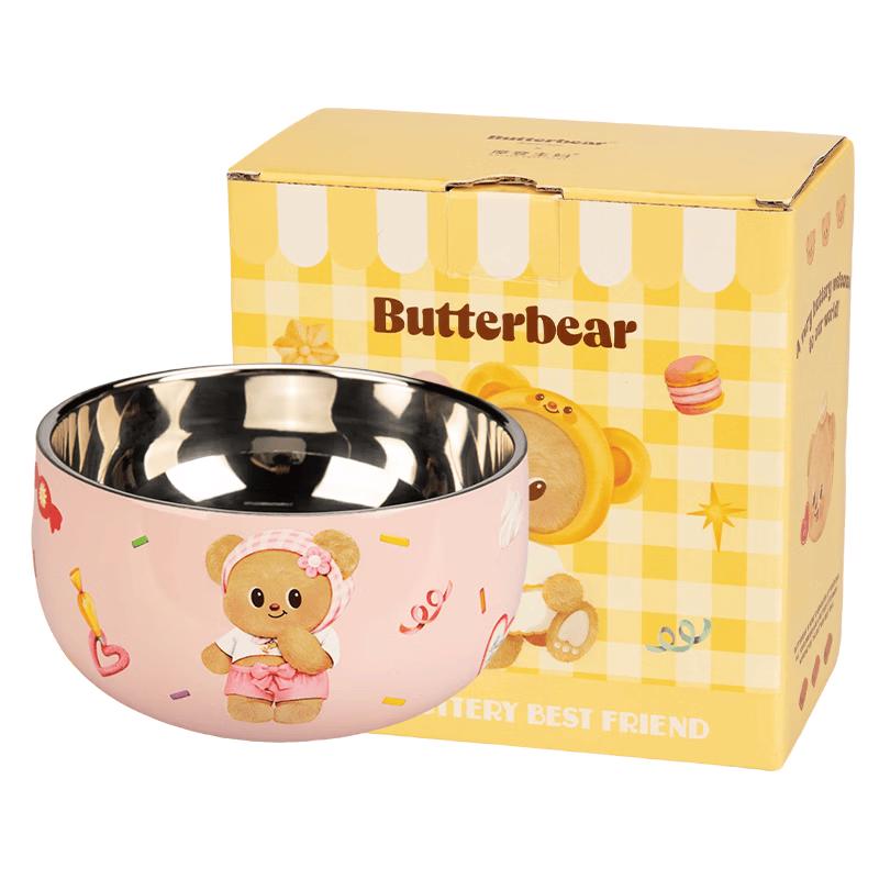 Modern Housewife Butter Bear 316 Stainless Steel Baby Bowl
