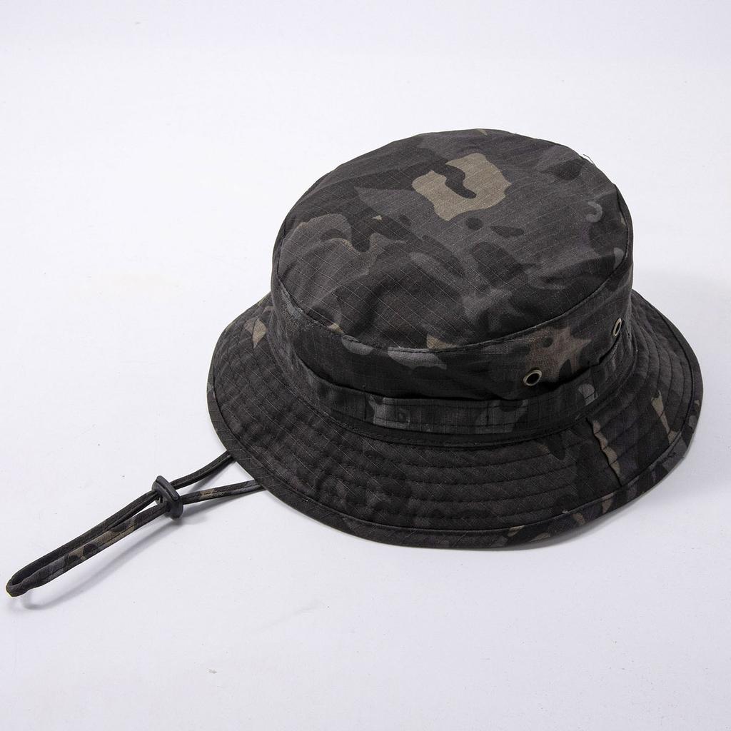 1 Stück Taktische Camouflage Boonie Eimerhüte für Herren, Outdoor Camouflage Fischerkappe Training Reise Winddicht Jagd Wanderkappe