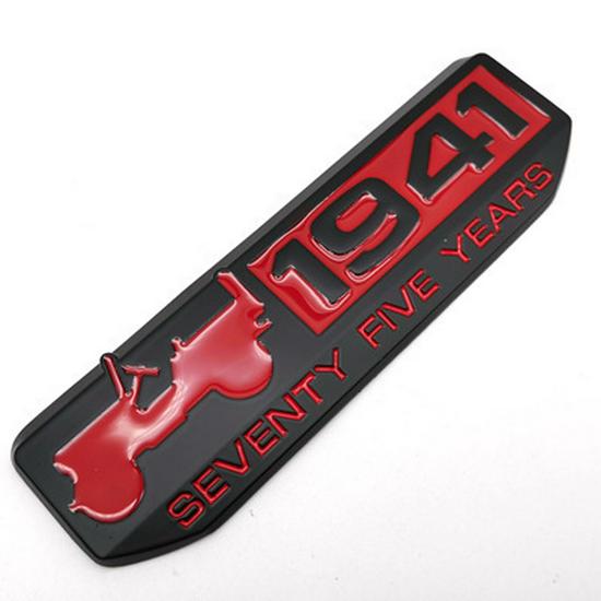JEEP 1941 Metal Emblem: Compatible with Compass, Wrangler, Grand Cherokee - Car & Tail Body Sticker