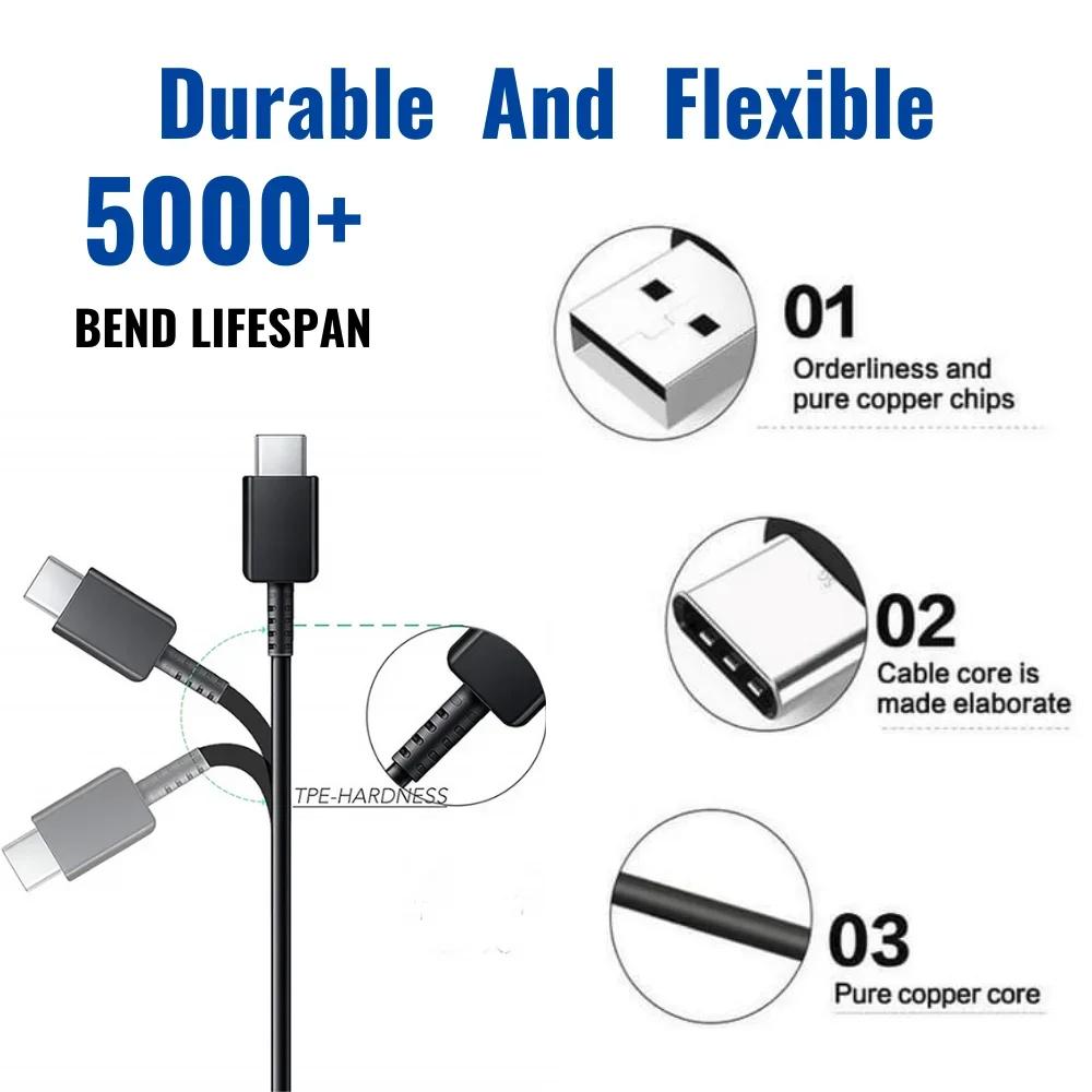 2x Lot For Samsung Galaxy S21 S20 A51 A14 A13 5G A12 Fast Charger & USB-C Cable 15W