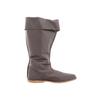 Solid Color Thick Heel Medium Boots New Women's Large Size Snow Boots Low Heel