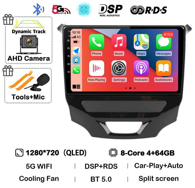Android 14 Carplay Auto 4G+WIFI Car Radio For Chevrolet Cruze 2 2015 2016 2017 2018 2019 2020 GPS Multimedia Video Player Stereo